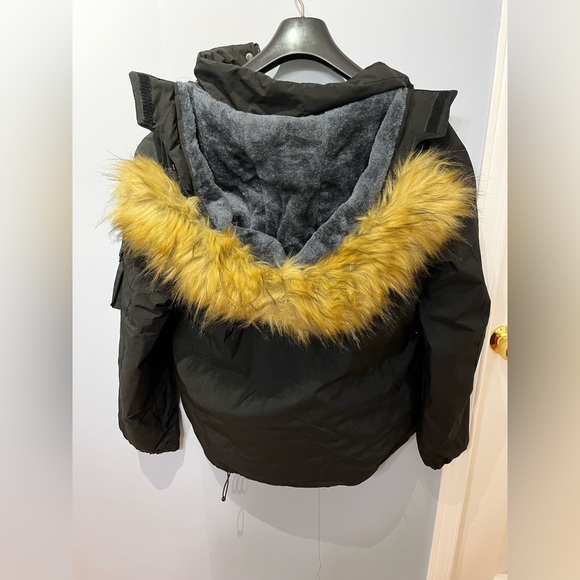 2/$40 NWT Mens black Parka sz Large - Picture 7 of 8